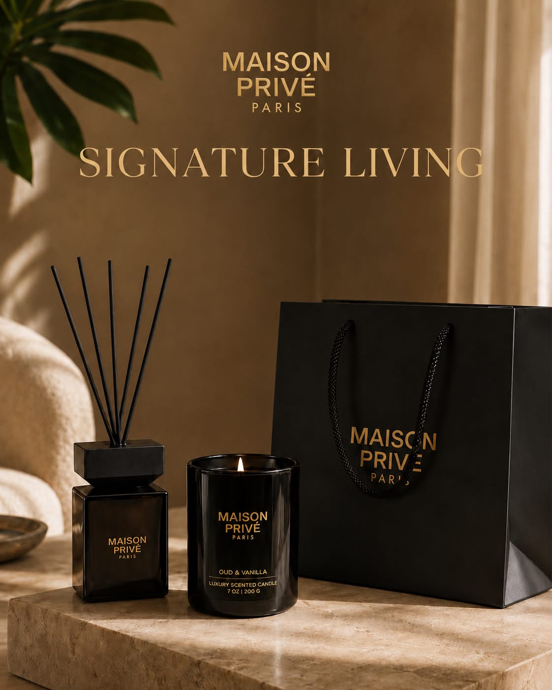 Signature Living (Reed Diffuser and Scented Candle)